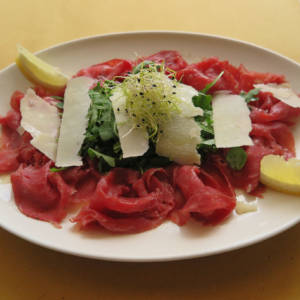 Bresaola, Rocket Salad and Parmesan