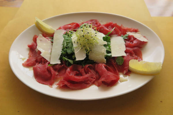 Bresaola, Rocket Salad and Parmesan