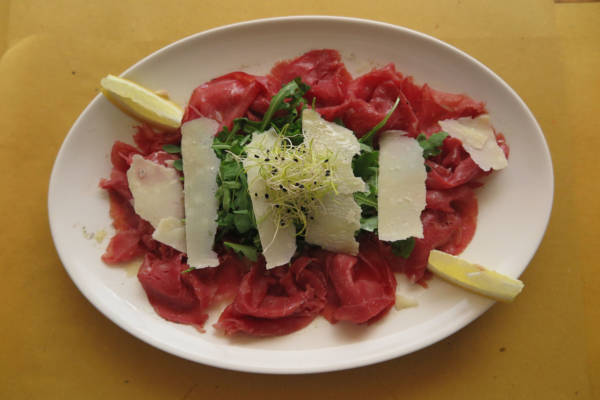 Bresaola, Rocket Salad and Parmesan