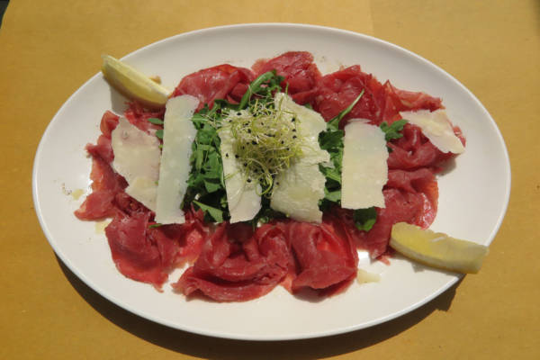 Bresaola, Rocket Salad and Parmesan