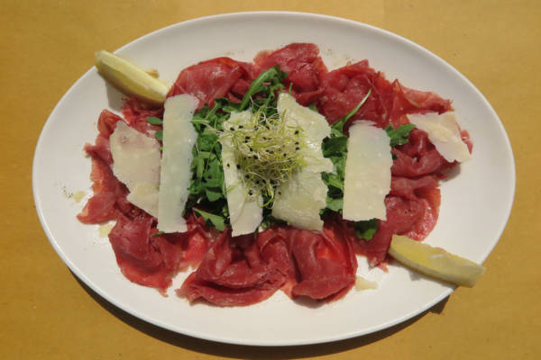 Bresaola, Rocket Salad and Parmesan