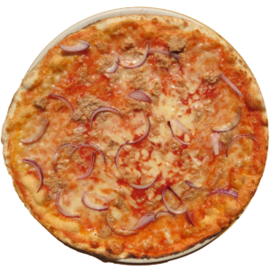 tomato, mozzarella, tuna, onion