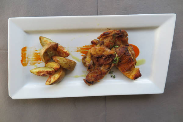 Chicken Thigh “Payés” with Roasted Potato