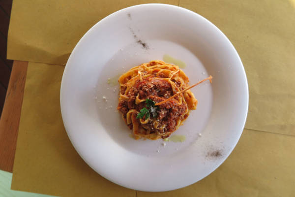 Handmade Tagliatelle with Bolognese